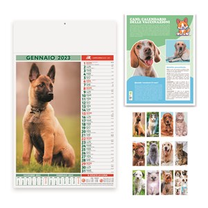 PA108 Calendario Cani e Gatti - da €. 0,91 + iva cad