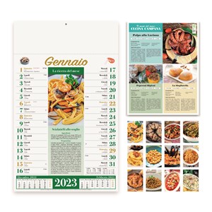 PA132 Calendario Gastronomia - da €. 0,91 + iva cad