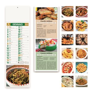 PA187 Calendario Gastronomia - da €. 0,61 + iva cad